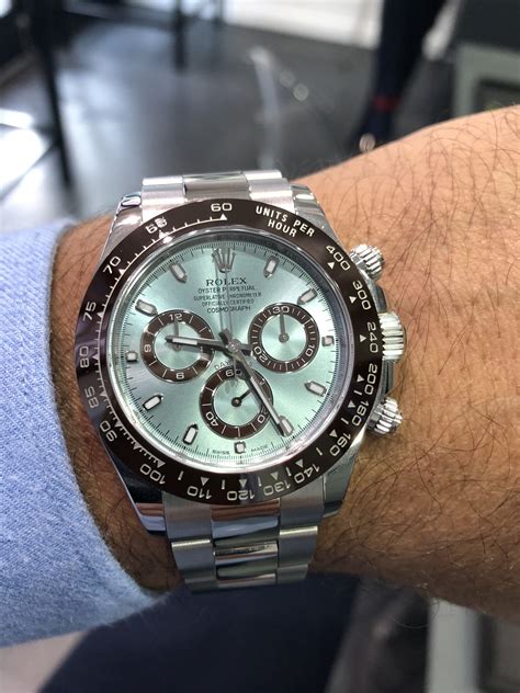 rolex cosmograph daytona ice blue dial platinum replica|rolex daytona color chart.